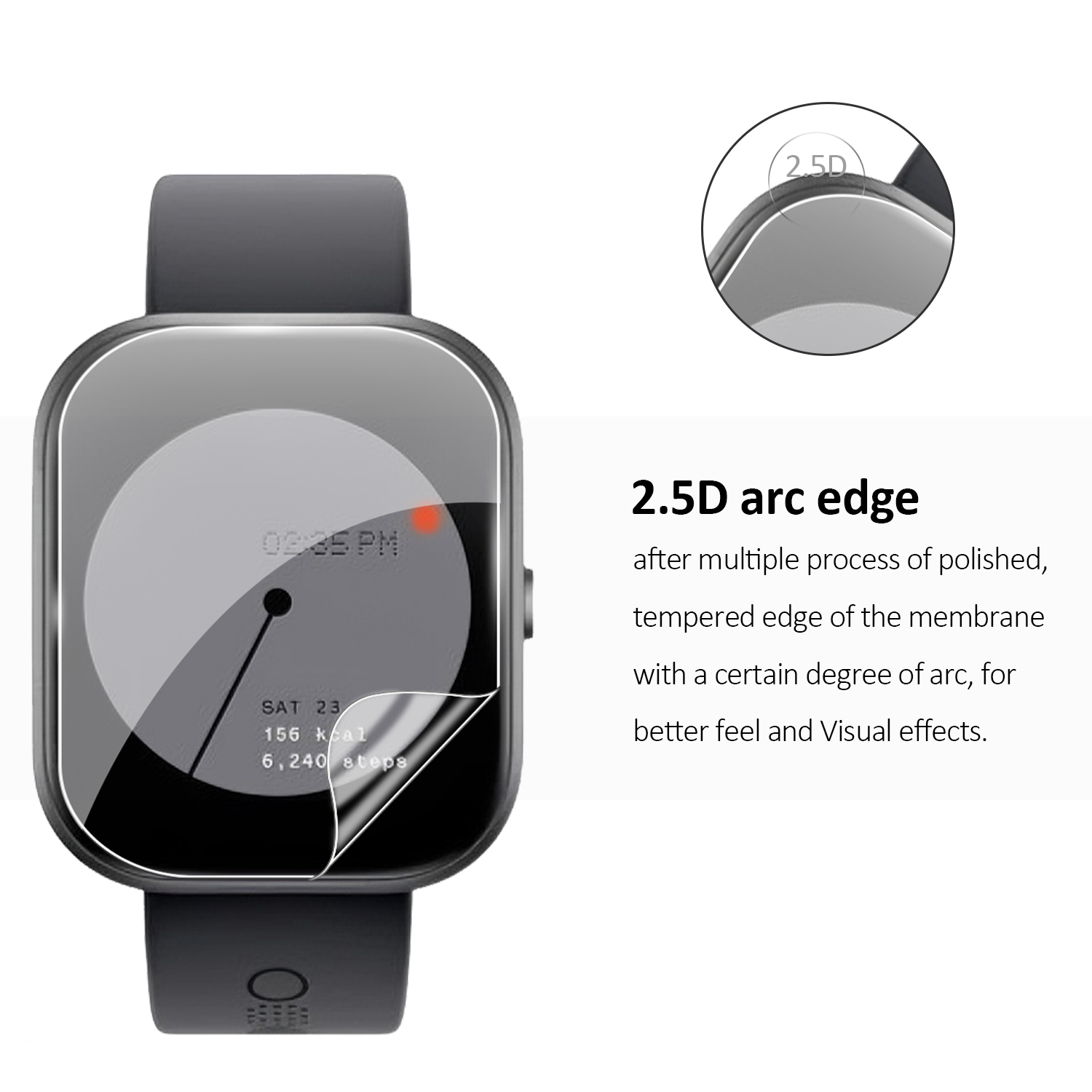 HD Clear TPU Hydraulic Screen  - Smartwatch Screen Film recension och pris