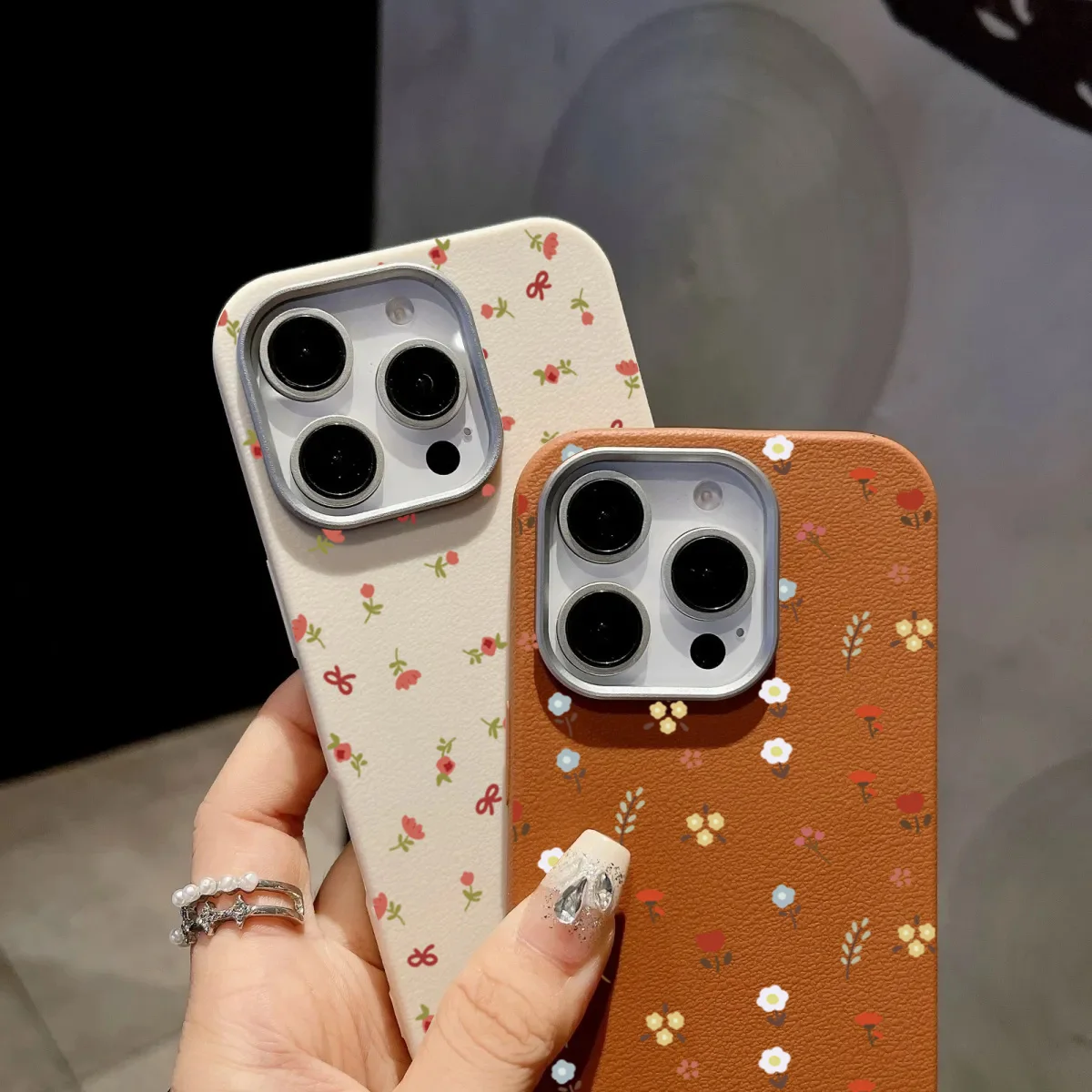 Floral Leather Pattern Retro F - Samsung Galaxy A55 recension och pris