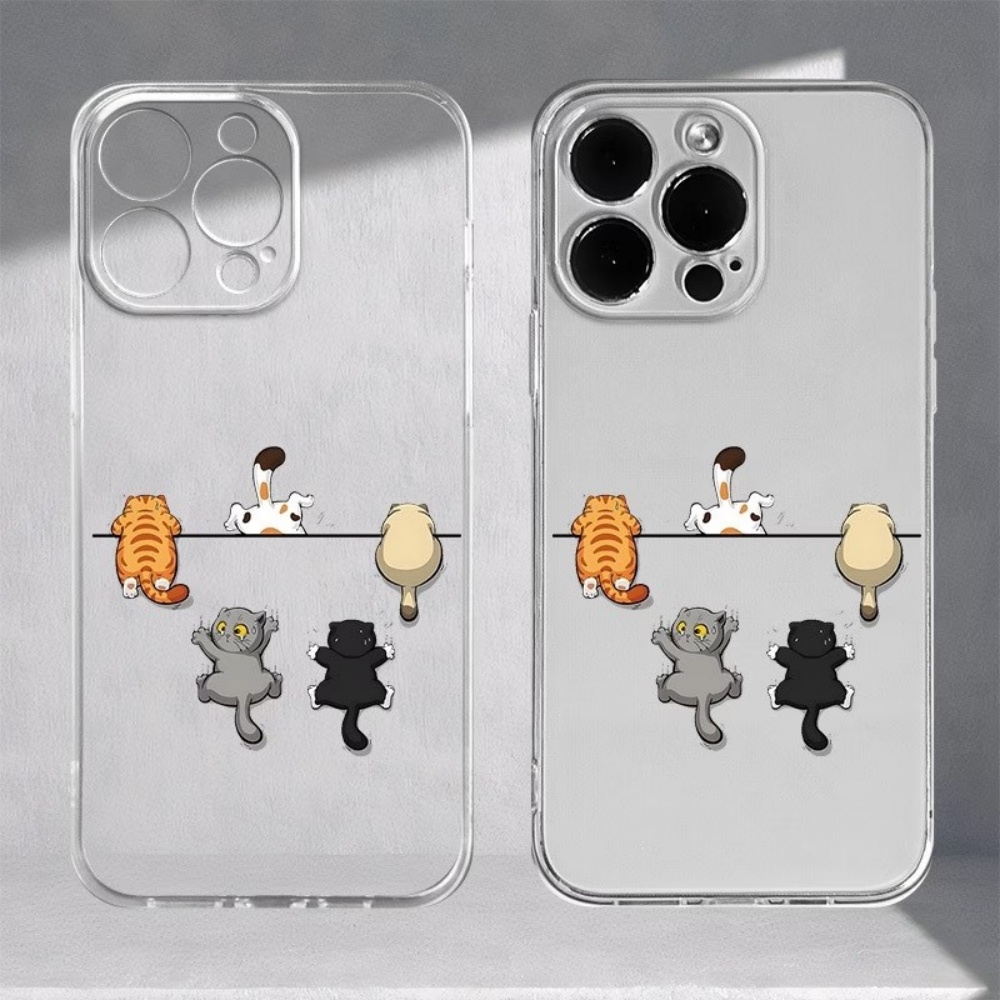 Five Cute Cat Pattern Phone Ca - Apple Iphone 15 Pro Max recension och pris