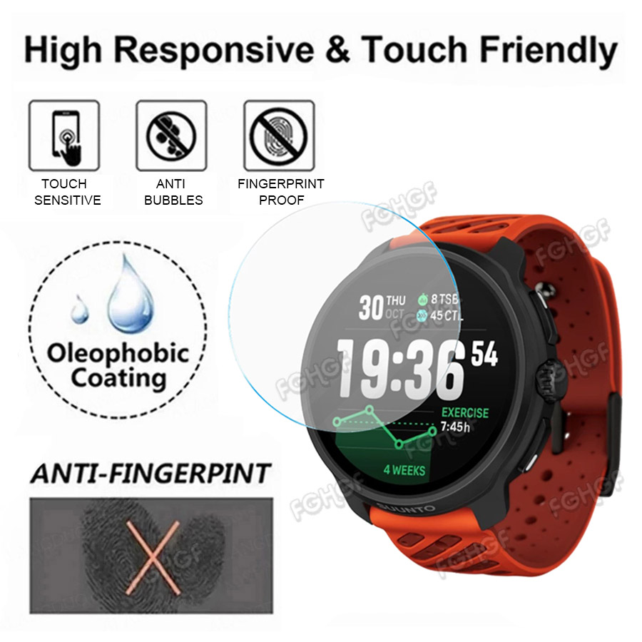 Tempered Glass Protective Film - Smartwatch Screen Film recension och pris