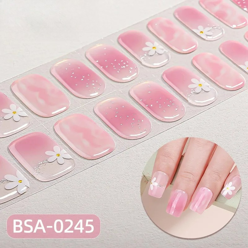 No UV Lamp Semi Cured Gel Nail - Full Cover Adhesive recension och pris