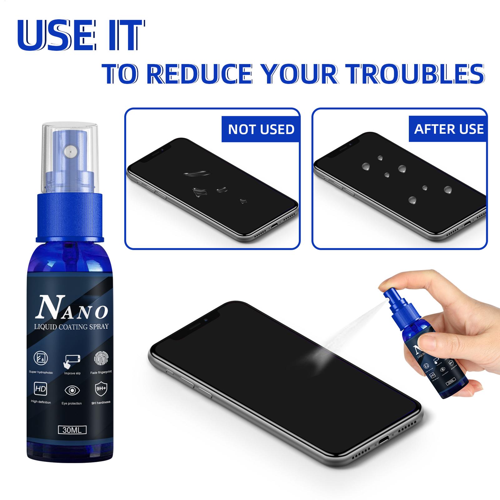 Liquid Screen Protector Spray  - Oleophobic Coating Spray recension och pris
