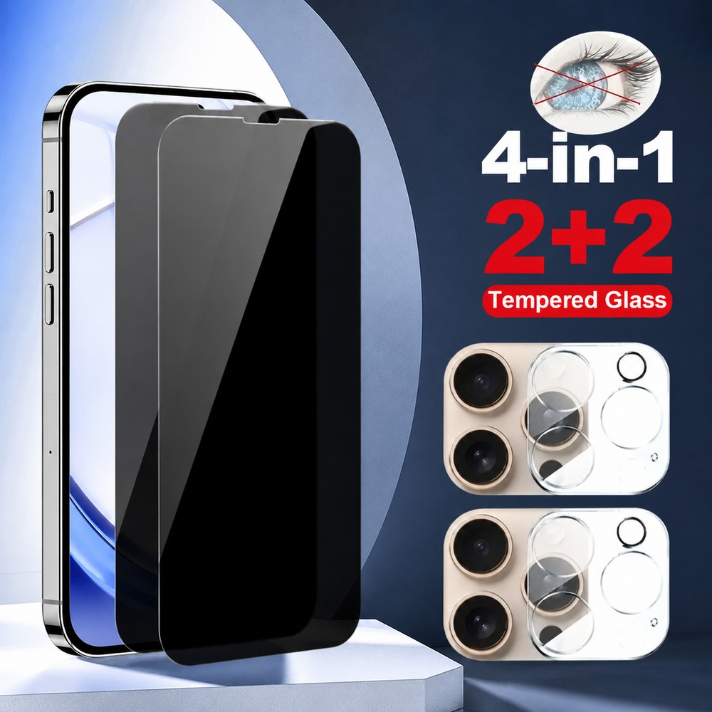 2+2PCS Privacy Tempered Glass  - Realme Gt 6 recension och pris