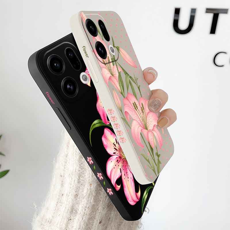 Luxury Pink Floral Pattern Pho - Oppo Reno 12 recension och pris