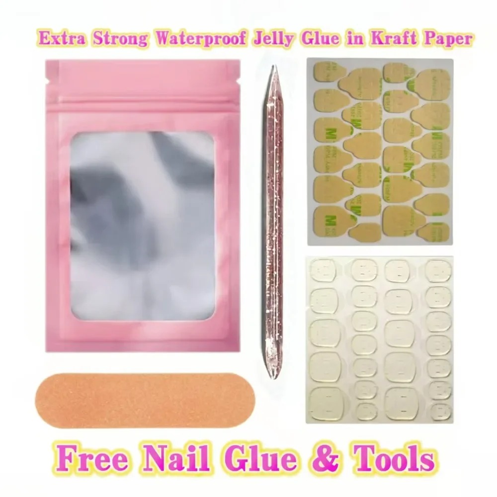10PCS Handmade Pink Butterfly  - Full Cover Adhesive recension och pris