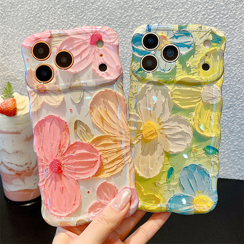 Fashion Oil Painting Flowers W - Apple Iphone 15 Pro Max recension och pris