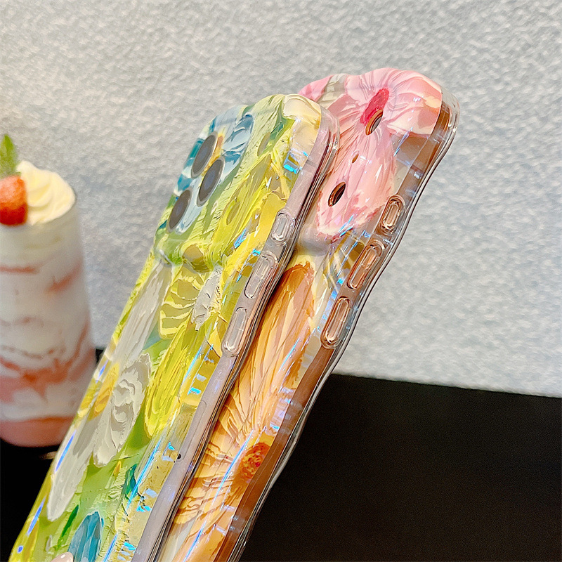 Fashion Oil Painting Flowers W - Apple Iphone 15 Pro Max recension och pris
